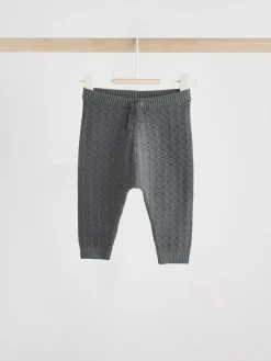 Next Baby Textured Knitted 100% Cotton Jumper and Leggings Set (0mths-3yrs)^BOY Baby Winter Clothing|Knitwear