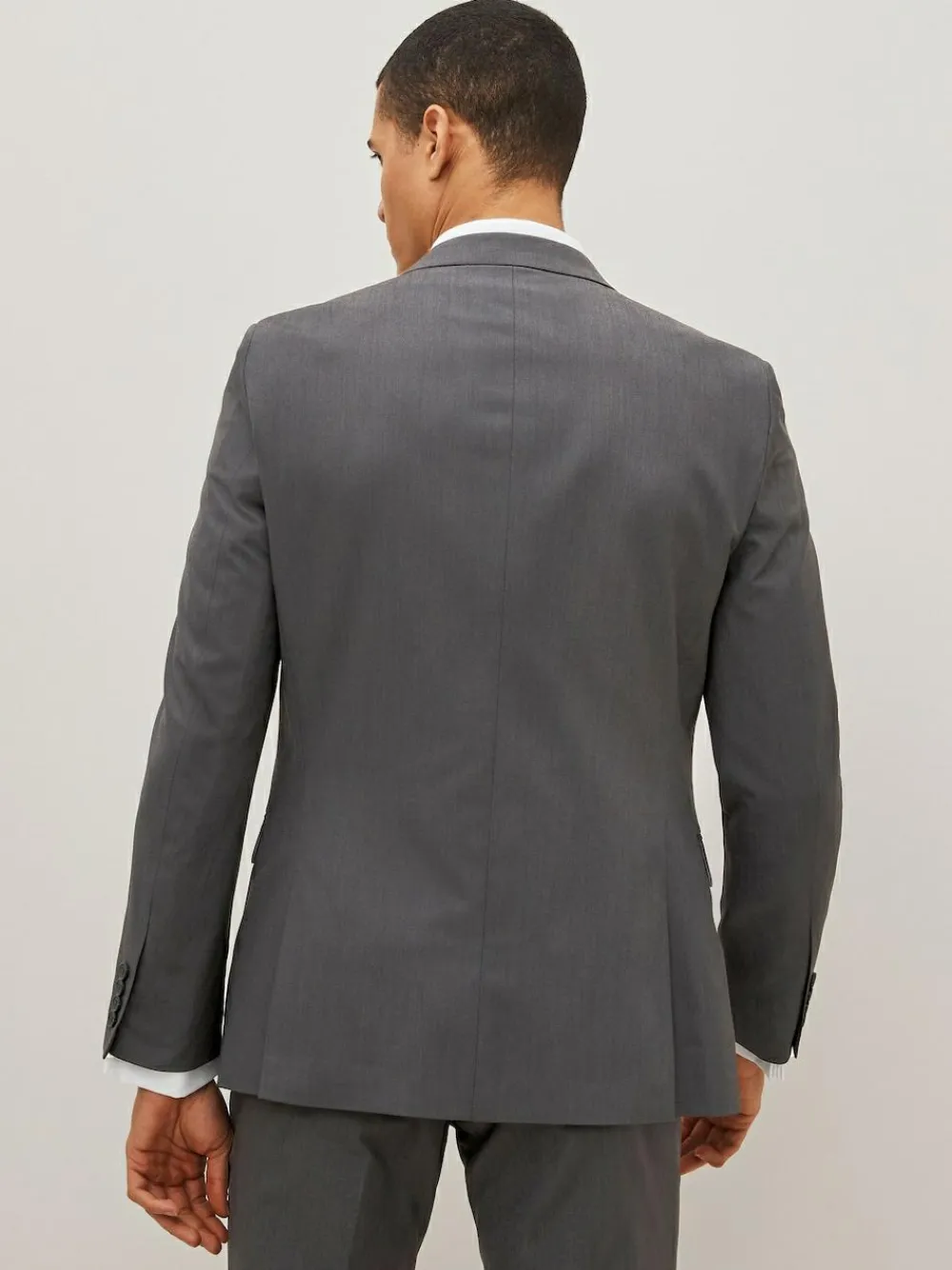 Sale Next Slim Fit Two Button Suit Jacket Charcoal Grey