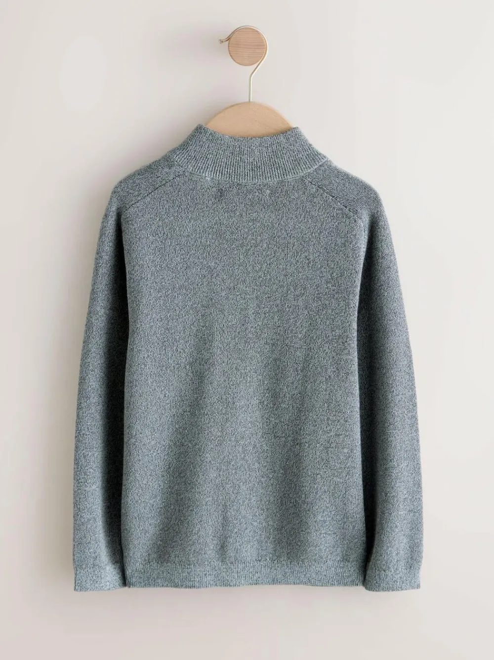 Next Charcoal Grey Twist Zip Through Knitted Cardigan (3-16yrs)^BOY Knitwear & Sweaters|Knitwear