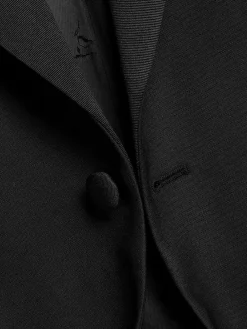 Charles Tyrwhitt Black Slim Fit Peak Lapel Dinner Suit: Jacket^ Black Suits