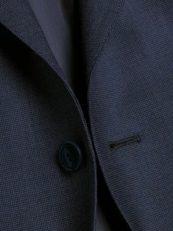 Online Charles Tyrwhitt Blue Slim Fit End on End Travel Suit: Jacket