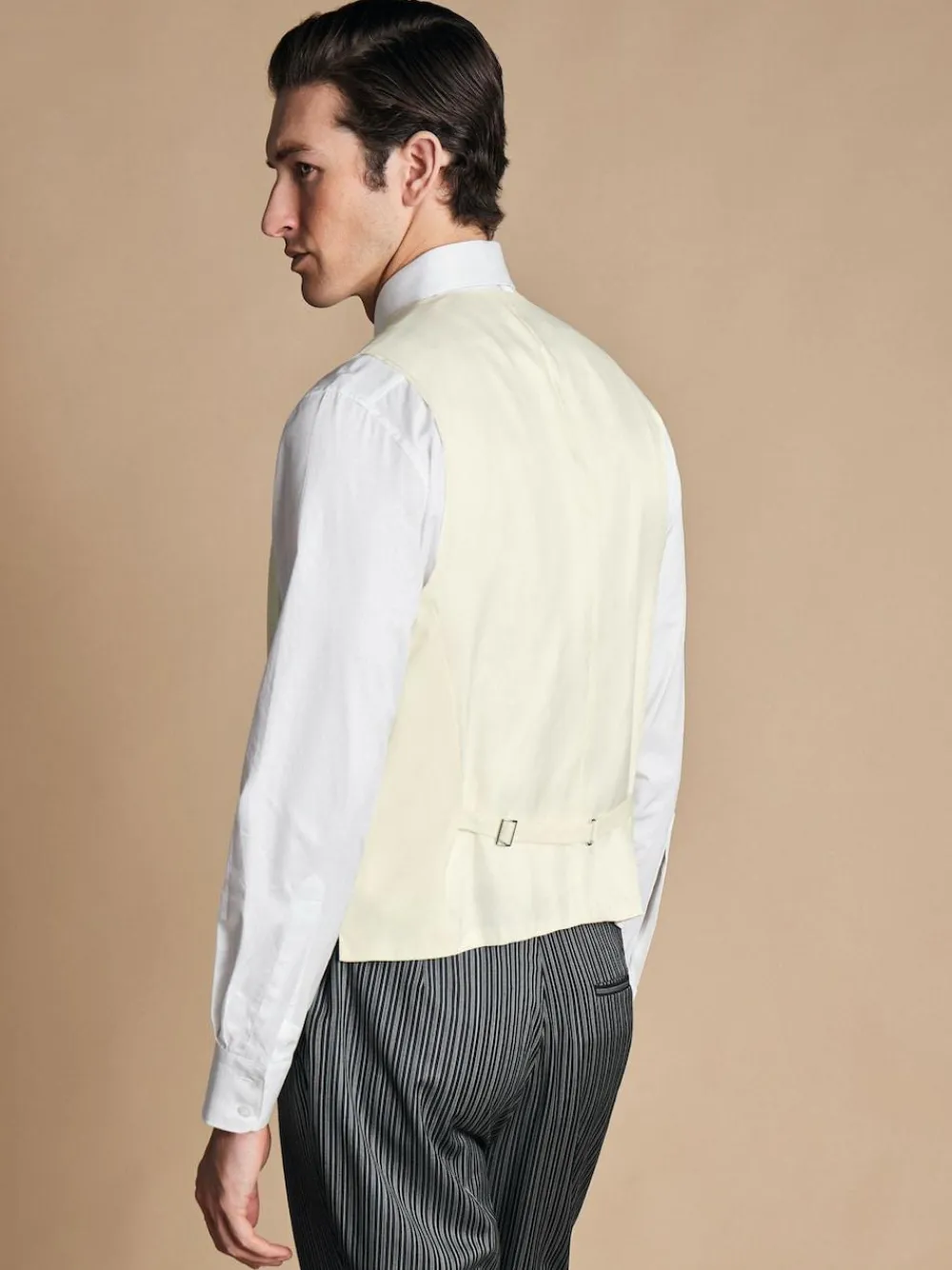 Charles Tyrwhitt Adjustable Fit Morning V2 Suit: Waistcoat^ Vests