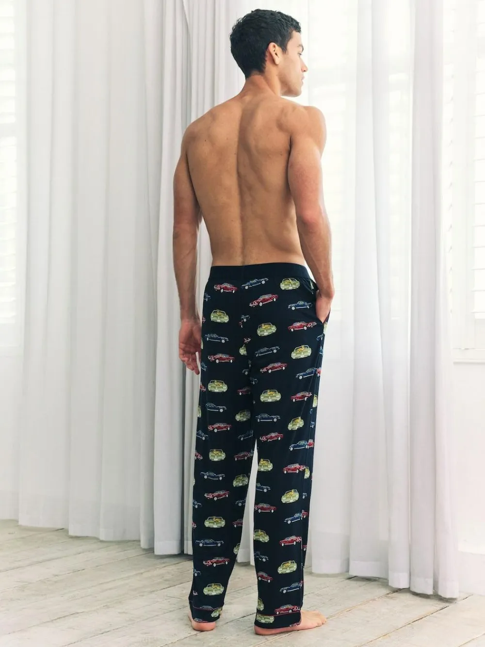 Chelsea Peers Blue Driving Leopards Print Long Pyjama Bottoms^ Pyjamas