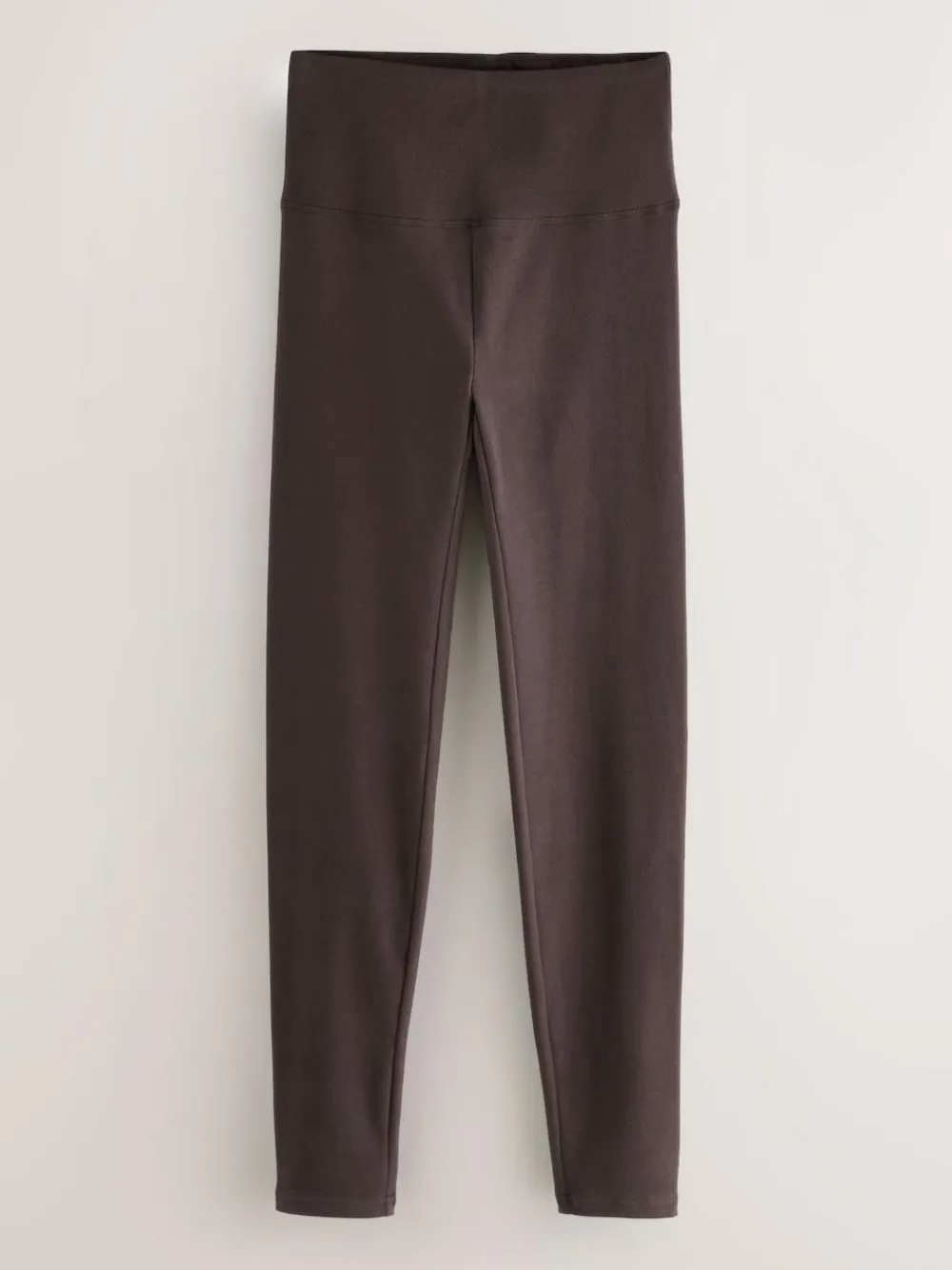 Hot Next Cosy Fleece Leggings Chocolate Brown