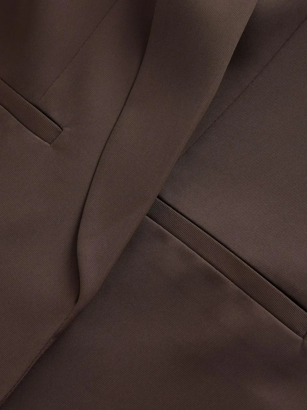 Next Chocolate Brown Relaxed Ruched Sleeve Blazer