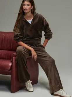 Next Soft Feel Cord Wide Leg Trousers^Women Leggings & Sweatpants