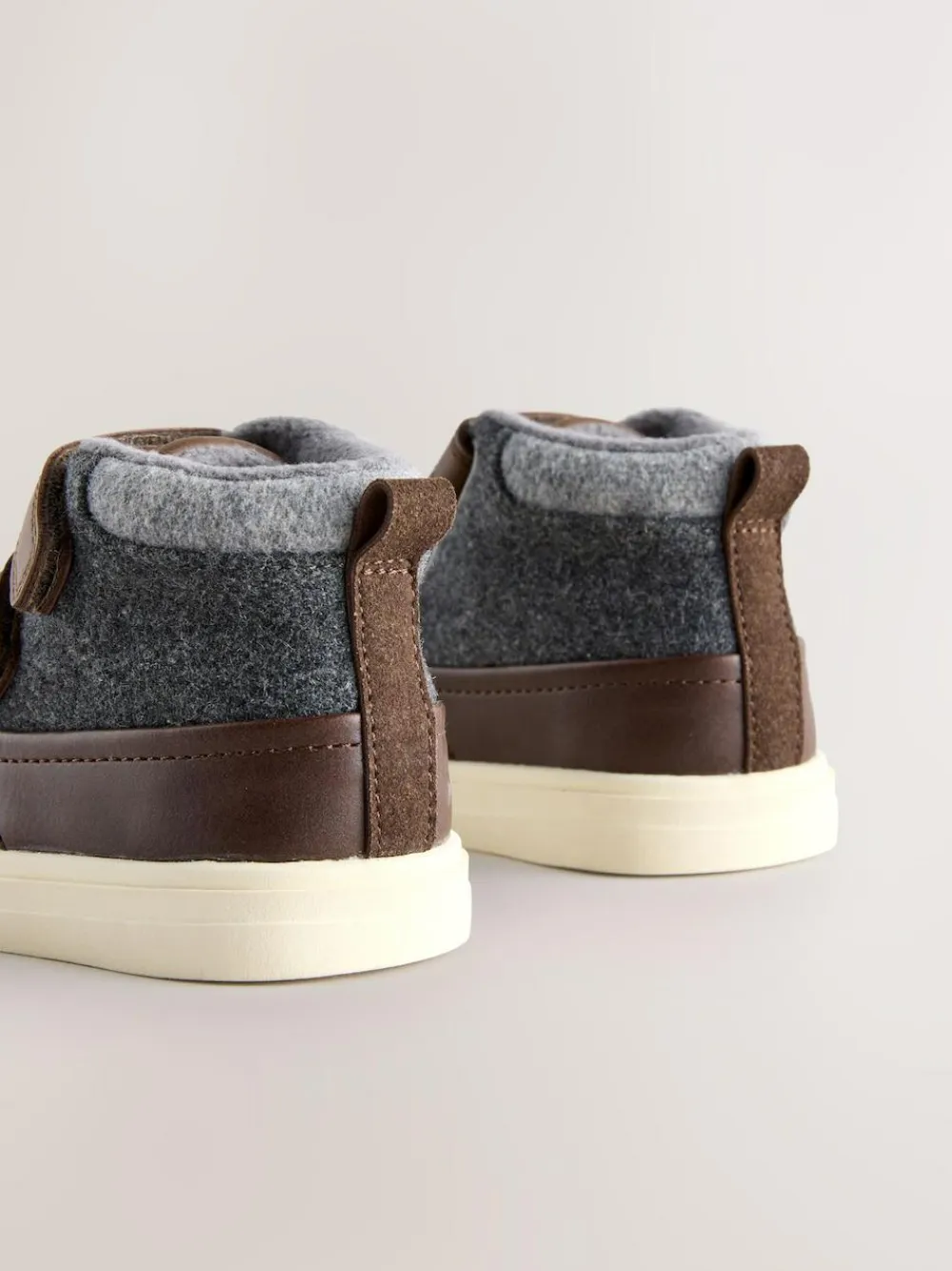 Next Chocolate Brown Standard Fit (F) Touch Fastening Boots^BOY Baby Boots|Boots