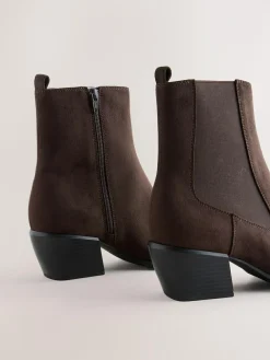 Next Standard/Wide Fit Chelsea Style Western Cowboy Boots^Women Wide Fit & Extra Wide Fit|Boots & Wellies