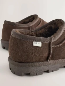 Next Suede Shoot Slippers^Women Nightwear|Slippers