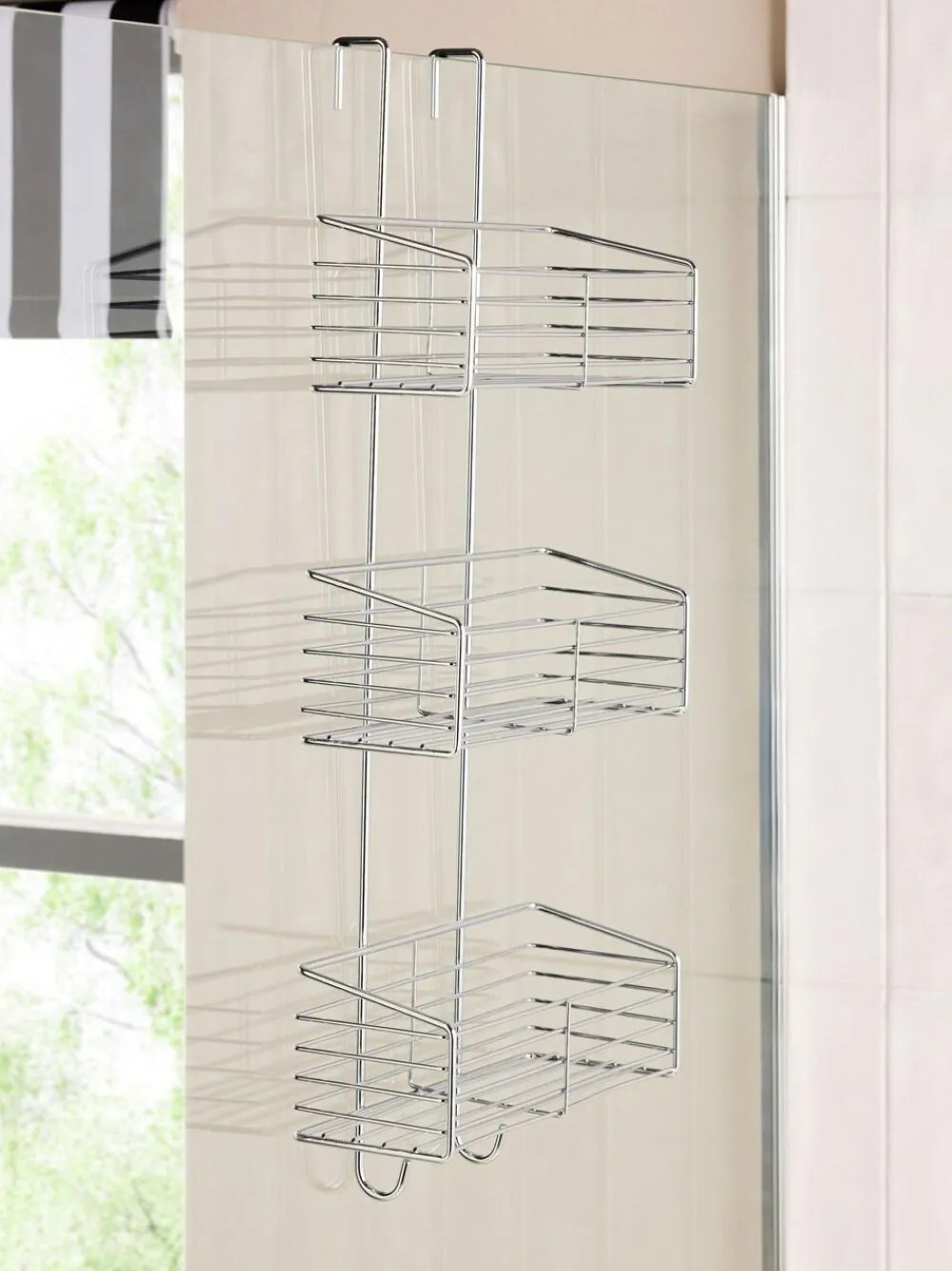 Next Over Door Three Tier Shower Caddy^ Bathroom Accessories