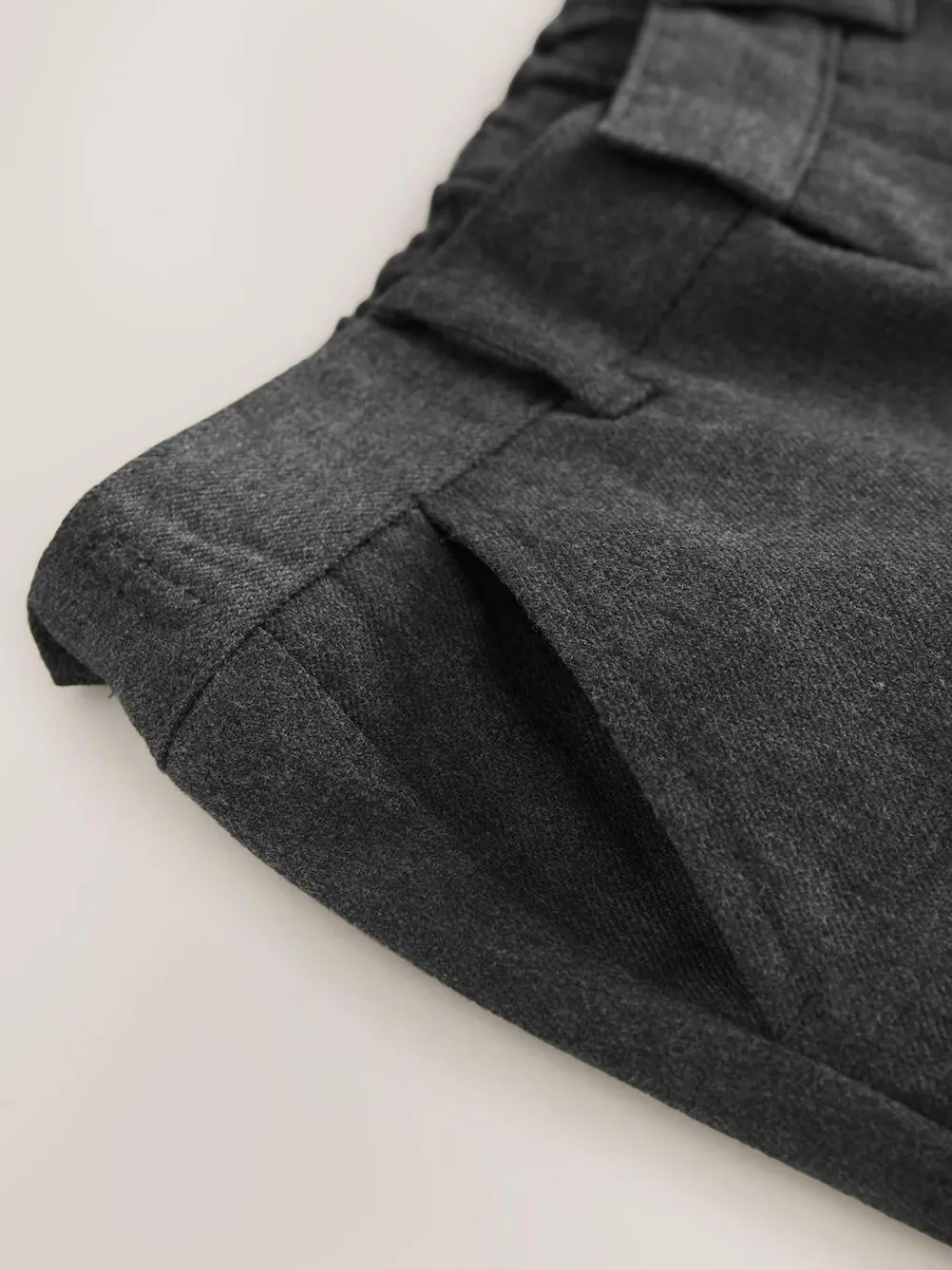 Clearance Clarks 2 Pack Regular Fit Fastening School Trousers Grey