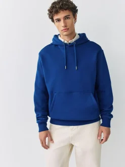 Next Cobalt Blue Regular Fit Heavyweight Cotton Rich Jersey Hoodie^ Sweatshirts & Hoodies|Sweatshirts & Hoodies