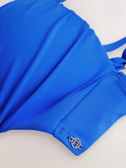 Next Cobalt Blue Wired Bandeau Bikini Top^Women Swimwear
