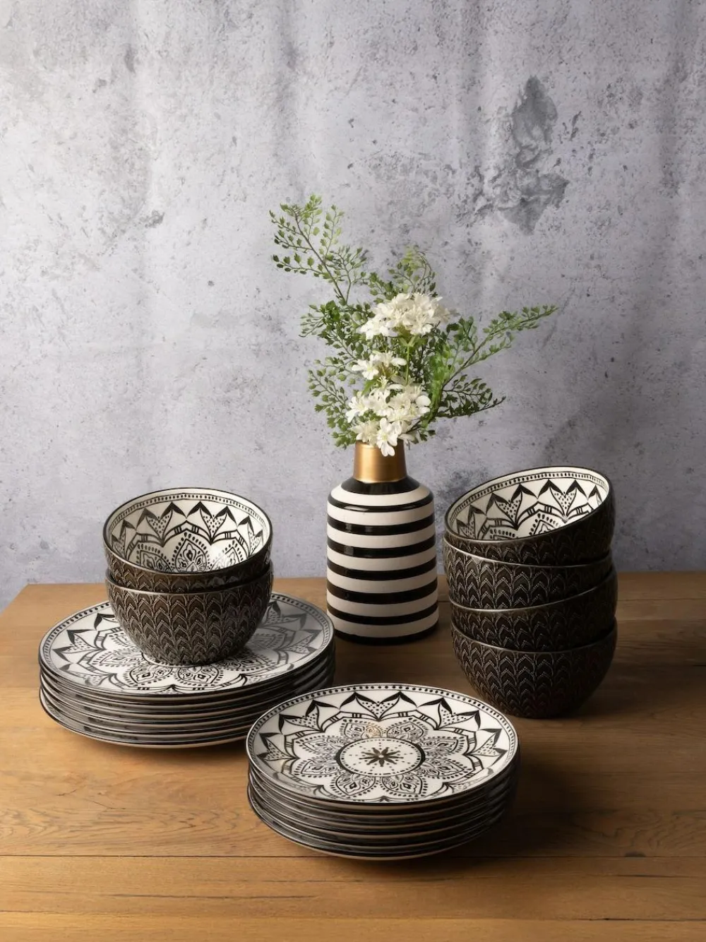 Code Maison 12 Piece Inari Dinner Set^ Dinner Sets & Pasta Bowls|Branded Kitchenware