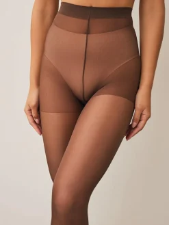 Next Coffee 20 Denier Sheer Gloss Tights 3 Pack^Women Socks & Tights|All Lingerie