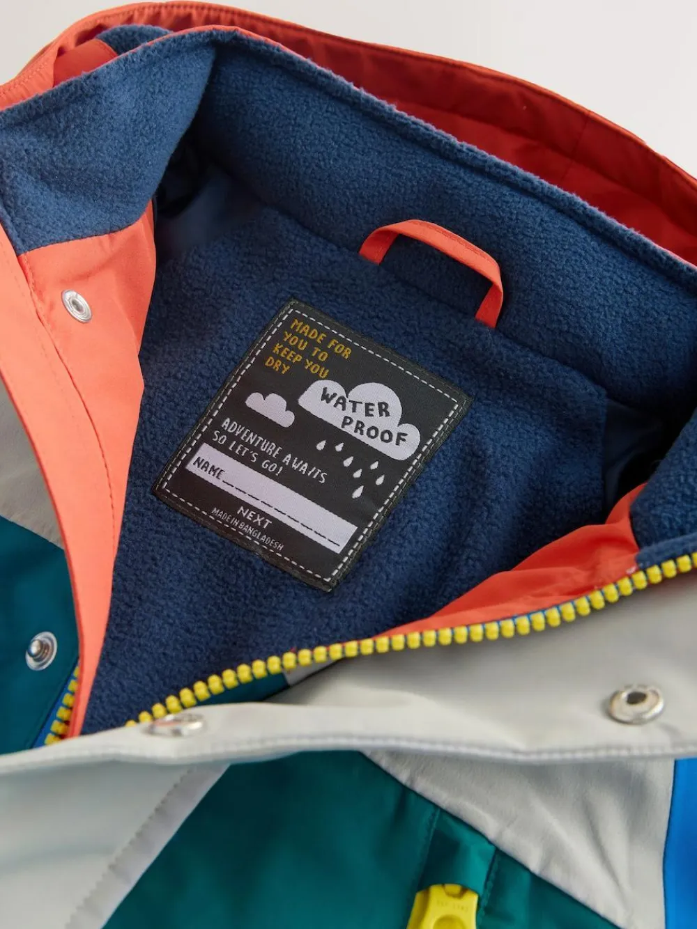 Next Waterproof Fleece Lined Anorak (3mths-7yrs)^BOY Coats, Jackets & Pramsuits|Coats, Jackets & Pramsuits