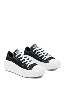 Outlet Converse All Star Move Chuck Ox Platform Trainers Black