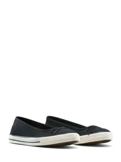 New Converse Chuck Taylor All Star Dainty Ballerina Canvas Black