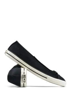 New Converse Chuck Taylor All Star Dainty Ballerina Canvas Black