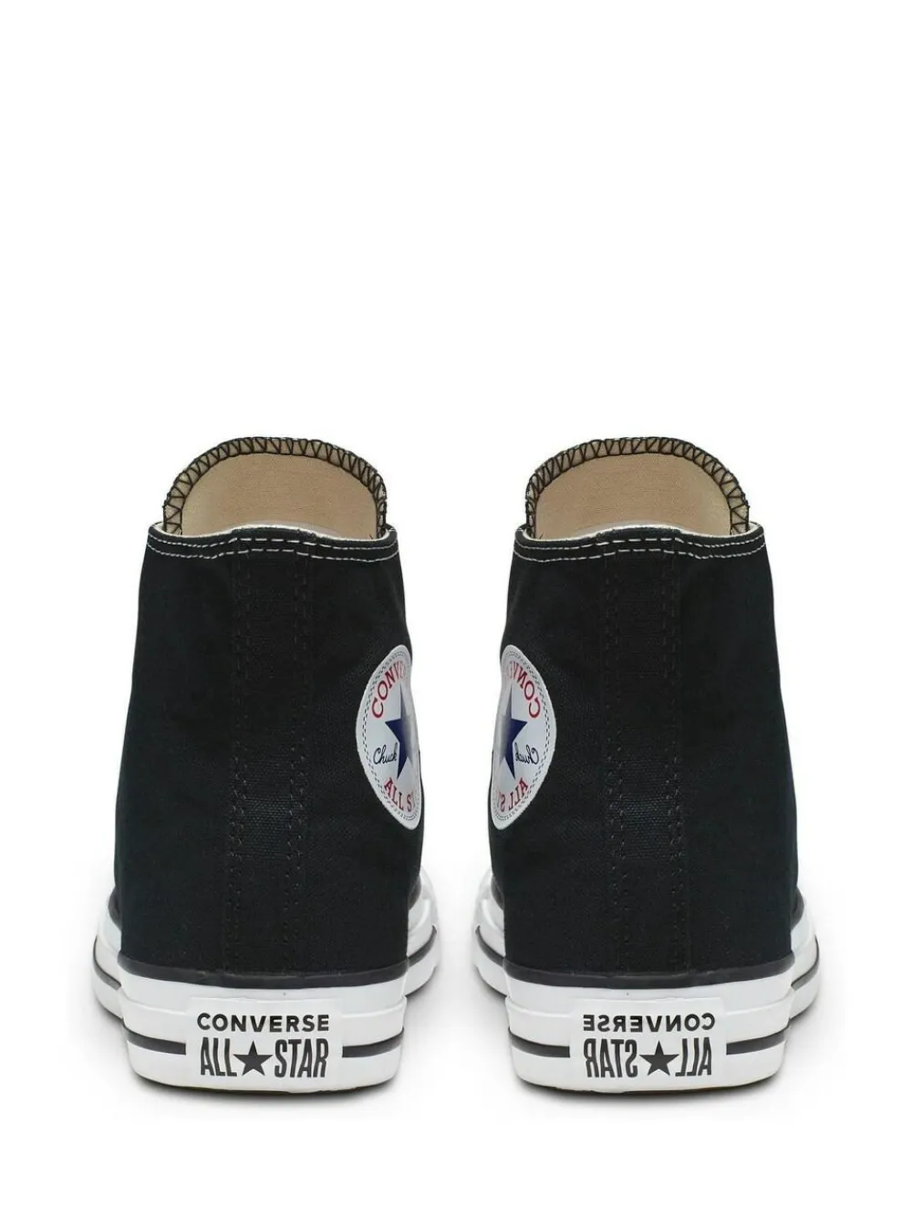 New Converse Black/White Wide Fit Chuck Taylor All Star High Trainers