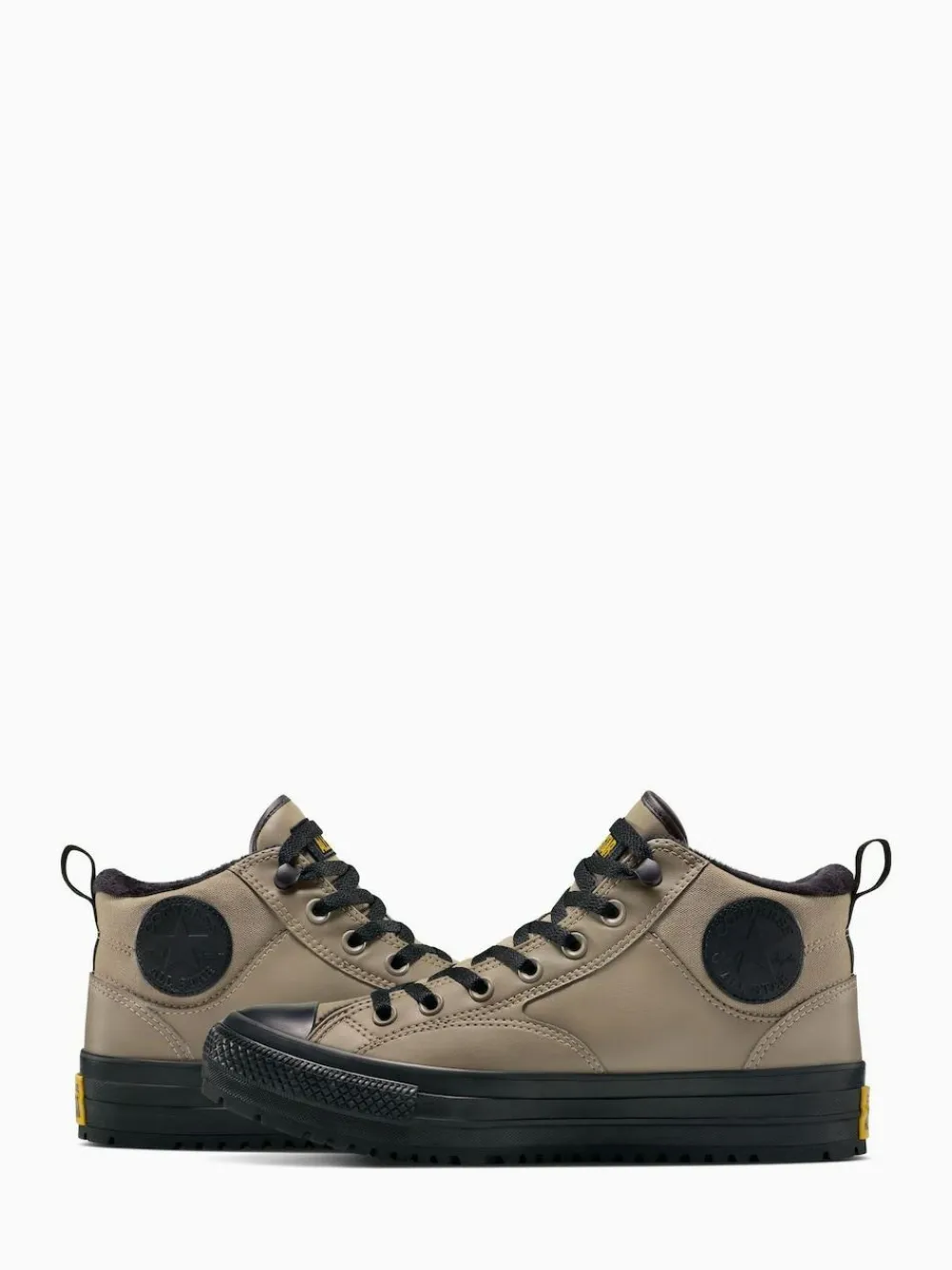 Hot Converse Chuck Taylor All Star Malden Street Mid Top Trainers Grey
