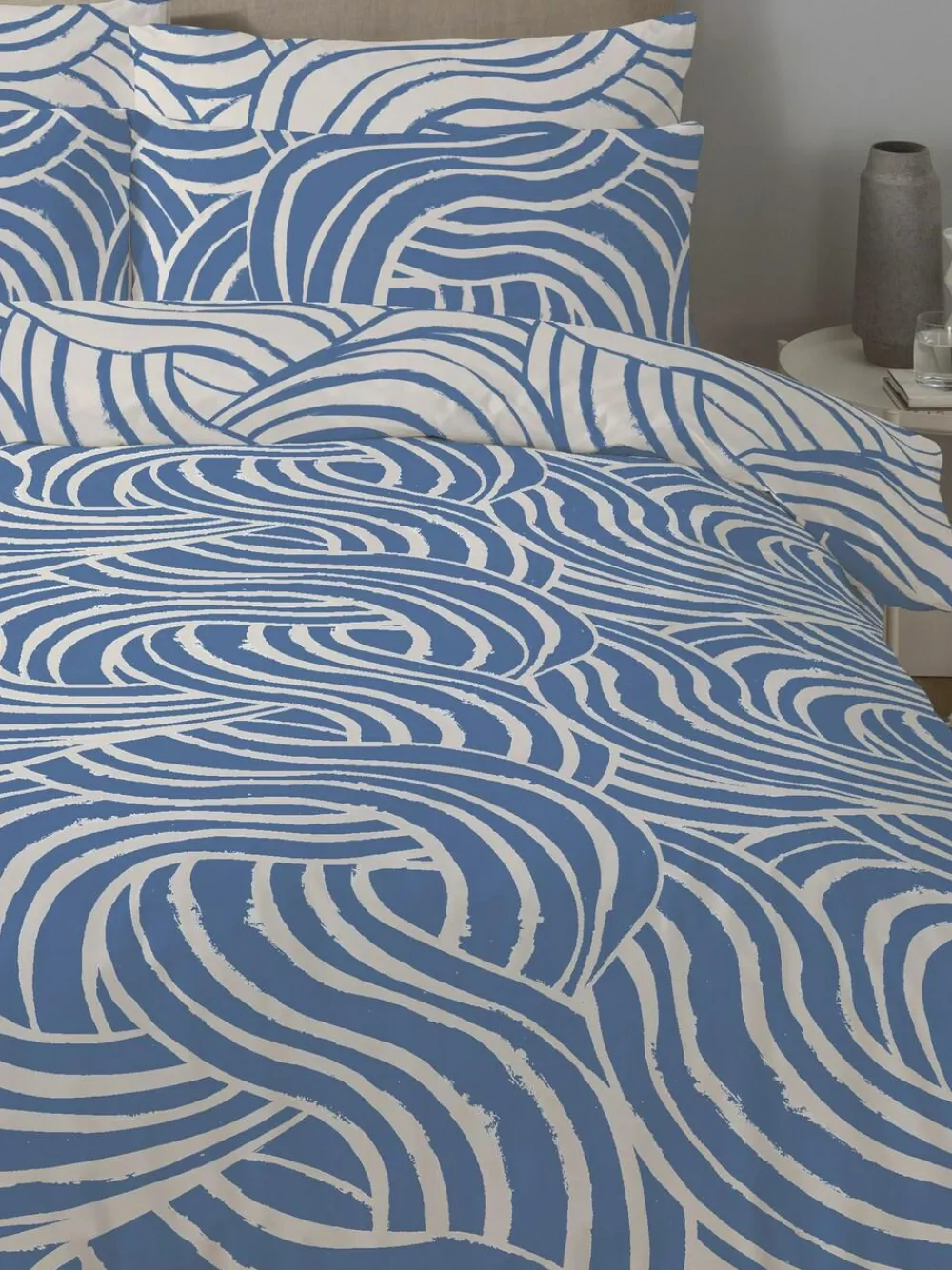 Copenhagen Home Blue Sofia Duvet Cover Set^ Branded Bedlinen