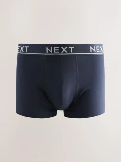 Outlet Next Core Grey/Green 10 pack Cotton Rich Blend Hipsters Boxers