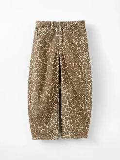 Sale Cotton On Unisex Barrel Leg Denim Jeans Animal