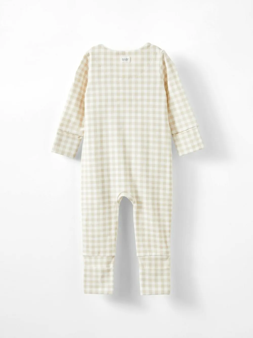 Sale Cotton On Long Sleeve Zip Romper Cream Dove