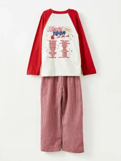 Cotton On Adult Matching Family Christmas Raglan Long Sleeve Pyjamas Set^ Pyjamas