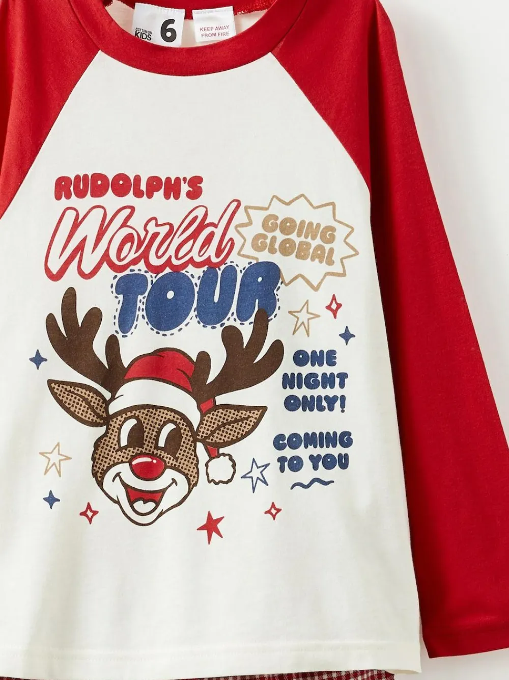 Cotton On Adult Matching Family Christmas Raglan Long Sleeve Pyjamas Set^ Pyjamas