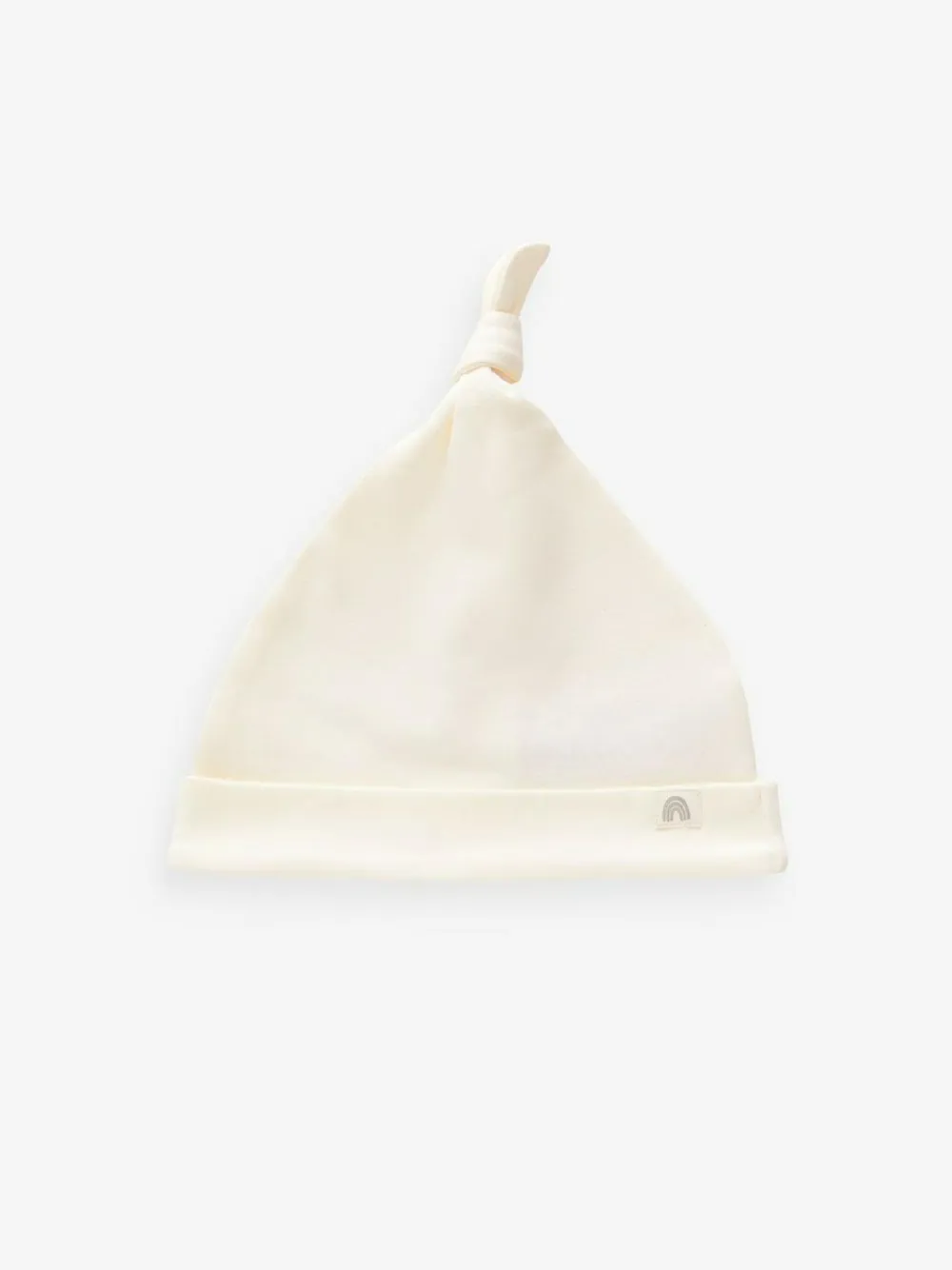 Sale Next 100% Cotton Tie Top Baby Hats 3 Pack (0-12mths) Cream