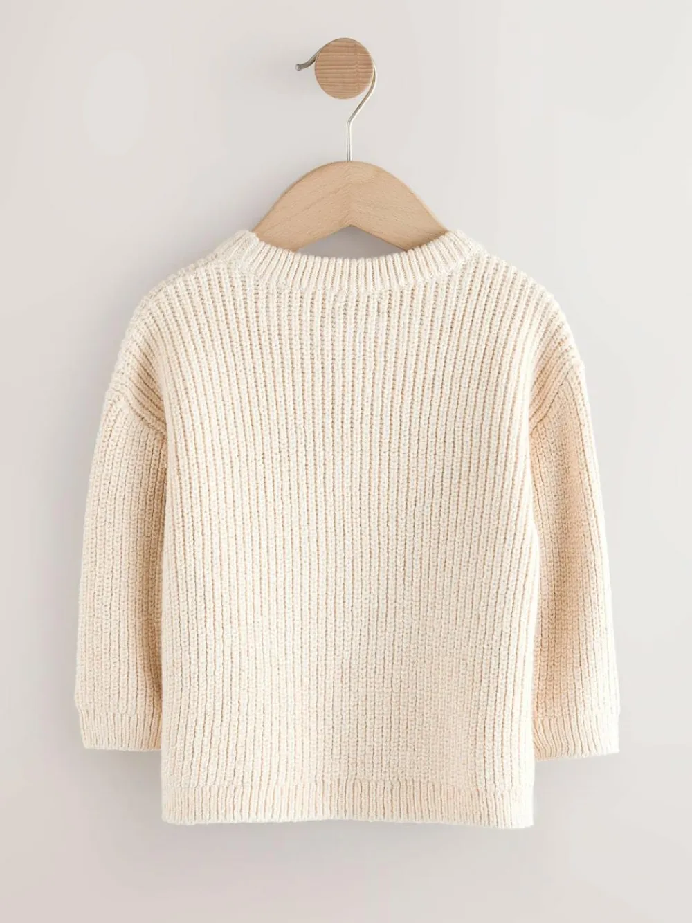 Outlet Next Cream Bear Knitted Jumper (3mths-7yrs)
