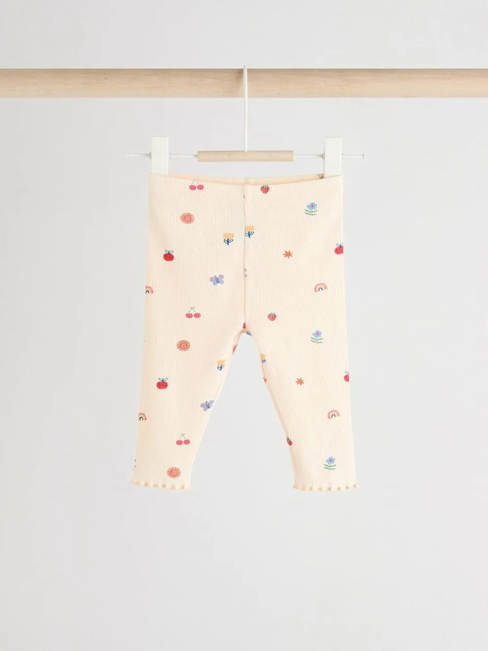 Sale Next Baby Top and Leggings 2 Piece Set (0mths-2yrs) Cream Bright Character