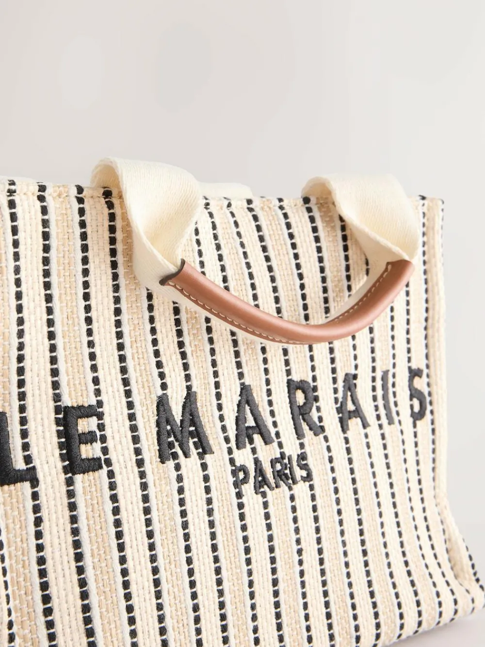 Next Cream Canvas Hand Held Bag^Women Bags