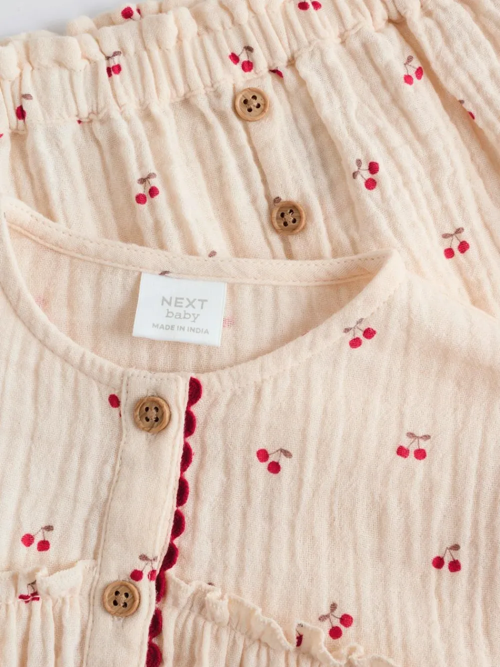 Next Baby Woven Long Sleeve Tops and Trousers 2 Piece Set (0mths-2yrs)^ Tops|Tops