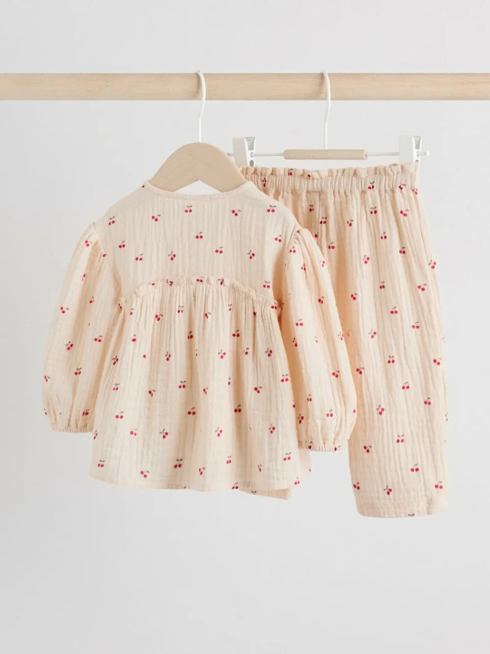 Next Baby Woven Long Sleeve Tops and Trousers 2 Piece Set (0mths-2yrs)^ Tops|Tops