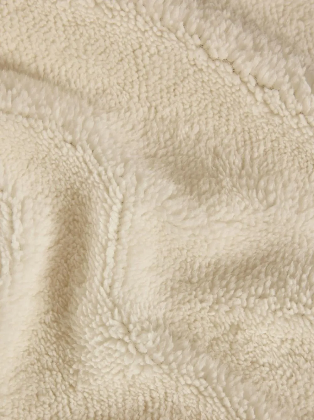 Next Cream Teddy Fleece Duvet Cover and Pillowcase Set^ Bedsets & Duvet Covers