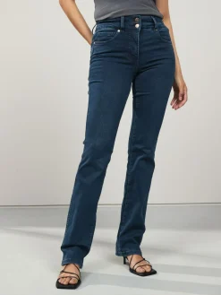 Outlet Next Lift, Slim And Shape Bootcut Jeans Dark Blue Denim