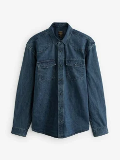 Next Denim Western 100% Cotton Long Sleeve Shirt^ Shirts