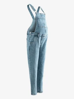 Next Dark Blue Maternity Denim Dungaree^Women Jumpsuits & Playsuits