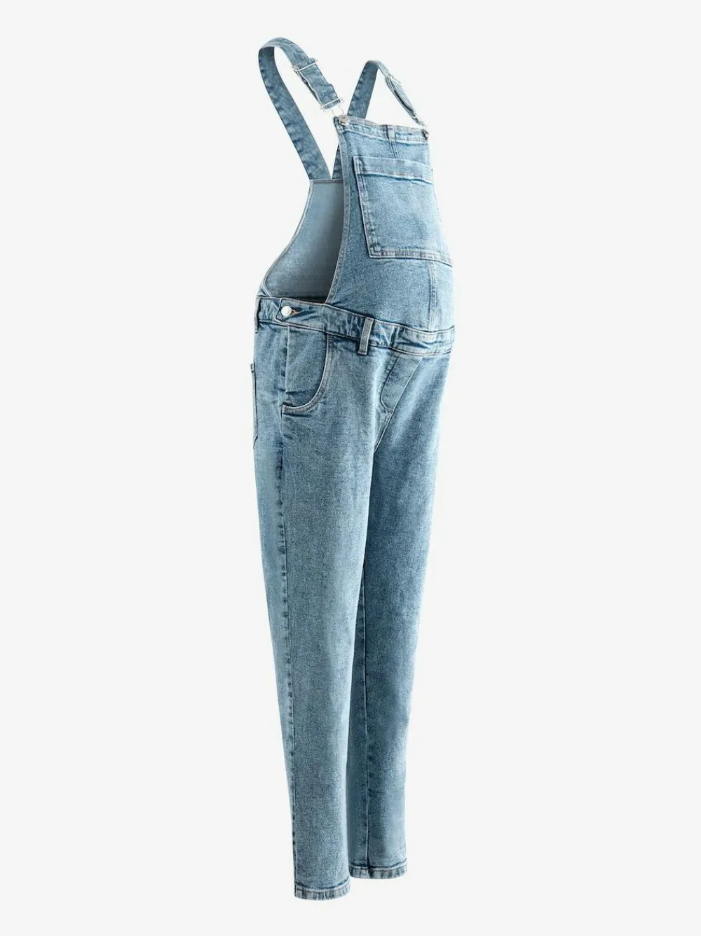 Next Dark Blue Maternity Denim Dungaree^Women Jumpsuits & Playsuits