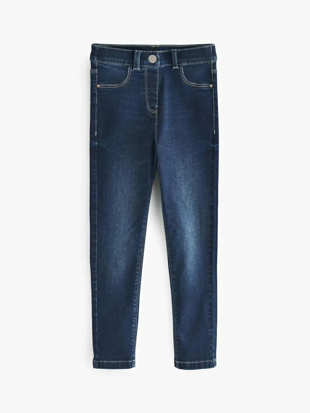 Online Next Regular Length Stretch Jeggings (3-16yrs) Dark Blue
