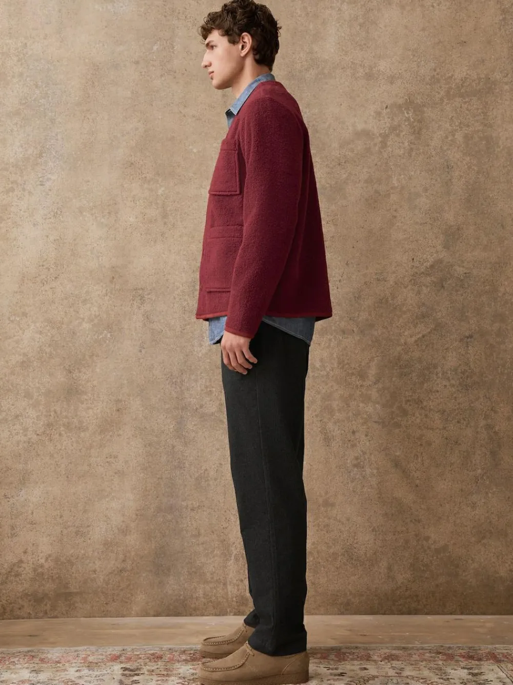 Next Regular Tapered Fit Heritage Cotton Rich Trousers^ Pants & Chinos