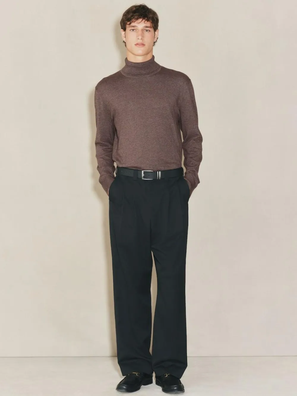 Next EDIT Knitted Long Sleeve Roll Neck Polo Shirt^ Knitwear|Knitwear