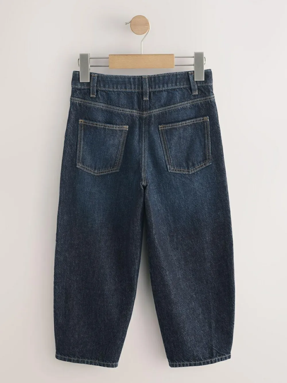 Next Dark Wash Barrel Jeans (3-16yrs)^ Jeans