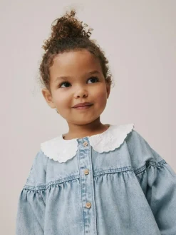 Next Denim Character Shirt Dress And Leggings Set (3mths-8yrs)^ Dresses|Dresses