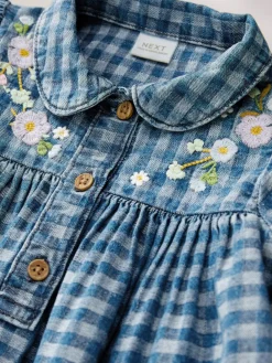 Next Long Sleeve Collar Dress (3mths-8yrs)^ Newborn Clothing|Baby Girls
