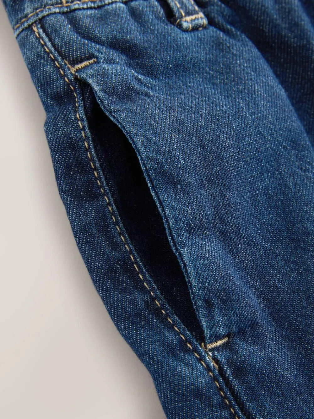 Sale Next Wide Leg Jeans (3mths-7yrs) Denim Dark Wash