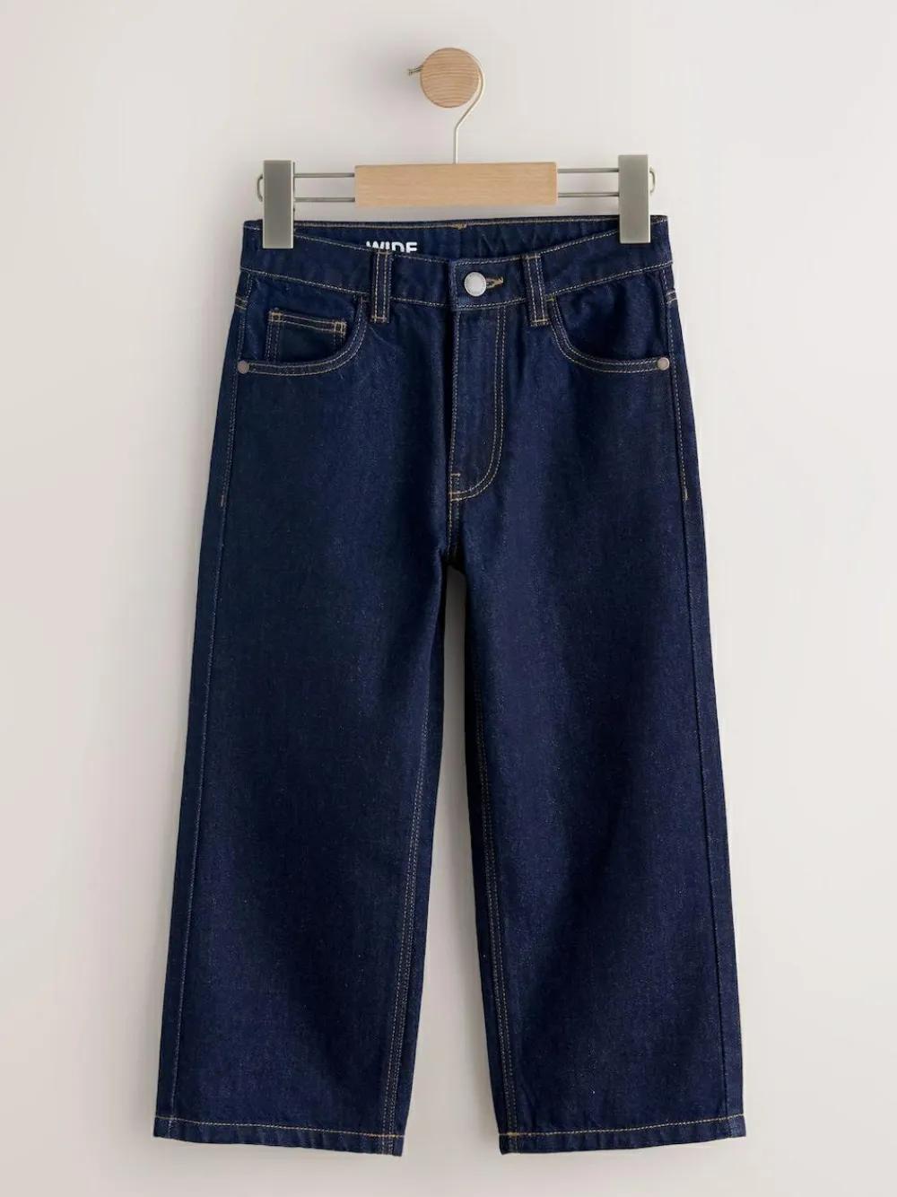 Next Denim Rinse Wide Fit Authentic Jeans (3-16yrs)^BOY Jeans|Jeans